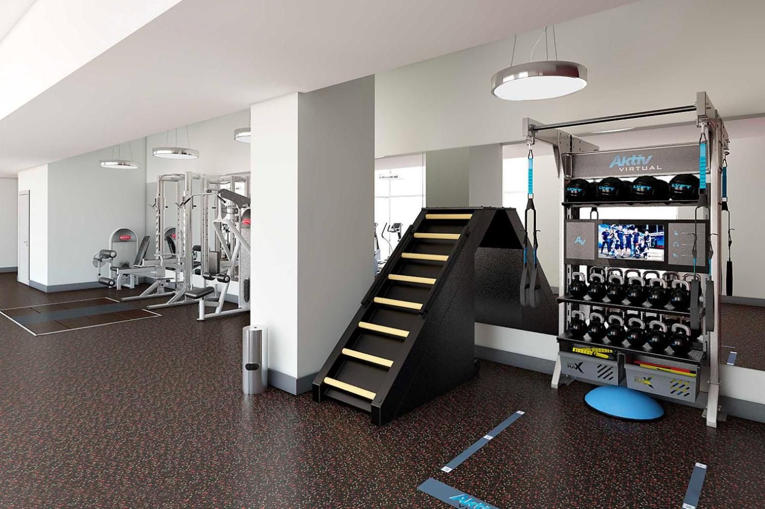 Blueground Les Gym Laundry Nr Groceries Nyc-1495 *